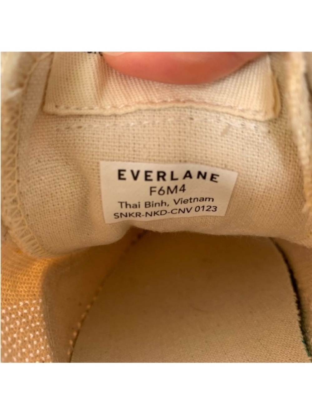 Everlane Shoes 6 Tread-Bare Sneakers Canvas - Picture 10 of 12